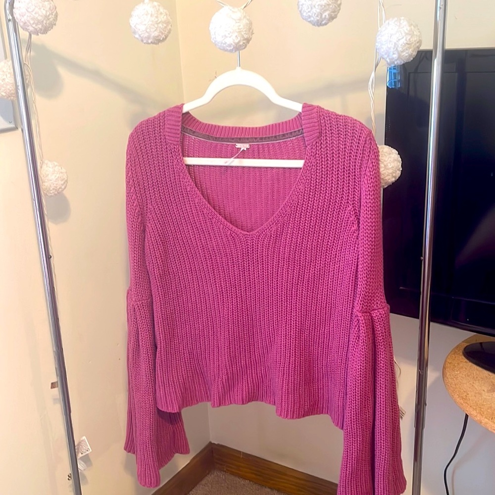 Free people bell-sleeve sweater